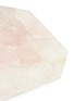 Detail View - Click To Enlarge - LANE CRAWFORD - x Stoned Crystals rectangle tray – Rose Quartz