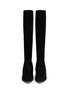 Figure View - Click To Enlarge - JIMMY CHOO - 'Faith' elastic panel suede boots