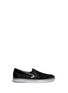 Main View - Click To Enlarge - JIMMY CHOO - 'Grove' suede glitter star skate slip-ons