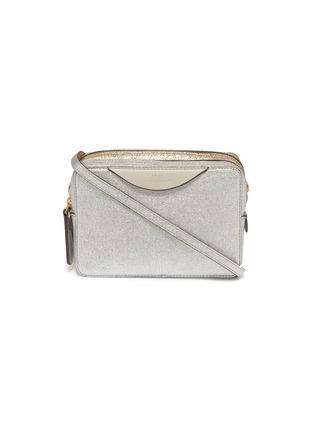 Main View - Click To Enlarge - ANYA HINDMARCH - 'Stack' colourblock metallic leather crossbody wallet