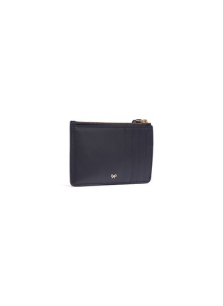 Figure View - Click To Enlarge - ANYA HINDMARCH - 'Rainbow Wink' leather zip card key case