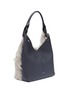 Detail View - Click To Enlarge - ANYA HINDMARCH - 'Build A Bag' small shearling and leather crossbody bag
