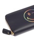 Detail View - Click To Enlarge - ANYA HINDMARCH - Smiley face leather large zip around wallet