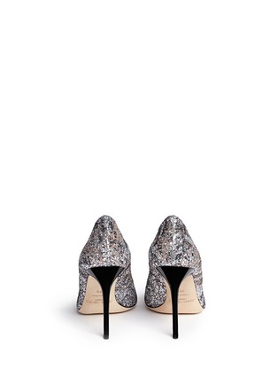 Back View - Click To Enlarge - JIMMY CHOO - 'Abel' painted coarse glitter pumps