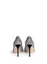 Back View - Click To Enlarge - JIMMY CHOO - 'Abel' painted coarse glitter pumps