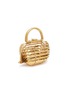 Detail View - Click To Enlarge - CULT GAIA - 'Lilleth' metallic caged bag
