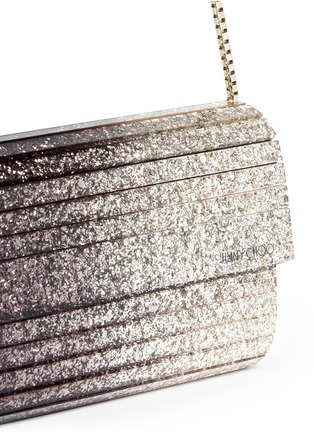 Detail View - Click To Enlarge - JIMMY CHOO - Sweetie' dégradé glitter acrylic clutch