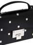 Detail View - Click To Enlarge - JIMMY CHOO - 'Rebel' stud small leather crossbody bag