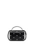 Back View - Click To Enlarge - JIMMY CHOO - 'Rebel' stud small leather crossbody bag