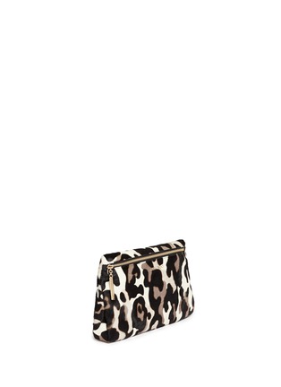 Front View - Click To Enlarge - JIMMY CHOO - 'Zena' camouflage print pony hair clutch
