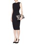 Figure View - Click To Enlarge - JIMMY CHOO - 'Zena' camouflage print pony hair clutch