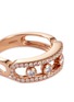 Detail View - Click To Enlarge - MESSIKA - 'Move Classic Pavé' diamond 18k rose gold ring