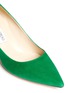 Detail View - Click To Enlarge - JIMMY CHOO - 'Aza' suede kitten heel pumps