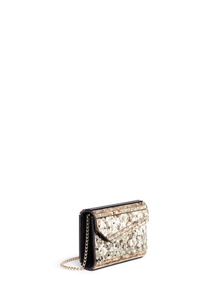 Front View - Click To Enlarge - JIMMY CHOO - 'Candy' confetti acetate square clutch