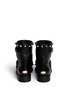 Back View - Click To Enlarge - JIMMY CHOO - 'Youth' cube stud leather biker ankle boots