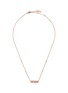Main View - Click To Enlarge - MESSIKA - 'Baby Move Pavé' diamond 18k rose gold necklace