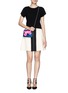 Figure View - Click To Enlarge - JIMMY CHOO - 'Candy' neon light acrylic clutch bag