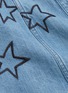 Detail View - Click To Enlarge - ÊTRE CÉCILE - 'Lili' star embroidered button front denim skirt