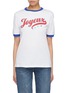 Main View - Click To Enlarge - ÊTRE CÉCILE - 'Joyeux' slogan print ringer T-shirt