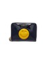 Main View - Click To Enlarge - ANYA HINDMARCH - 'Chubby Wink' small naplack leather zip around wallet