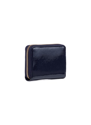 Figure View - Click To Enlarge - ANYA HINDMARCH - 'Chubby Wink' small naplack leather zip around wallet