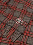 Detail View - Click To Enlarge - GUCCI - Logo badge houndstooth check plaid scarf