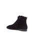 Figure View - Click To Enlarge - ALAÏA - Circular lasercut suede ankle boots