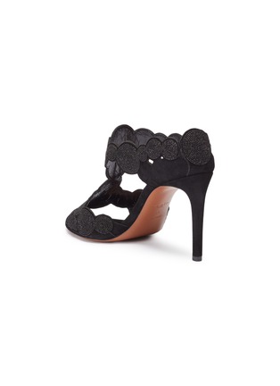 Figure View - Click To Enlarge - ALAÏA - Scalloped beaded sandals