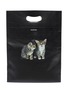 Main View - Click To Enlarge - BALENCIAGA - Kitten print small leather shopping bag