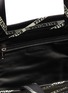 Detail View - Click To Enlarge - BALENCIAGA - 'Market Shopper' monogram logo print small leather bag