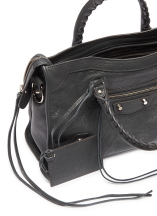 Detail View - Click To Enlarge - BALENCIAGA - 'Classic City' small leather shoulder bag