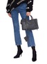 Front View - Click To Enlarge - BALENCIAGA - 'Classic City' small leather shoulder bag
