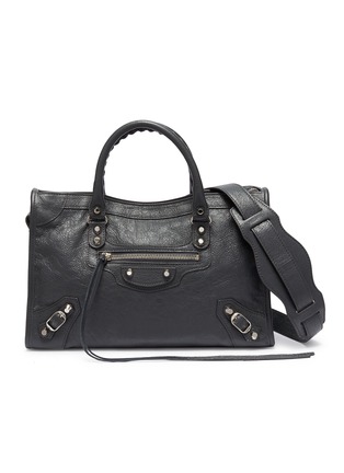 Main View - Click To Enlarge - BALENCIAGA - 'Classic City' small leather shoulder bag