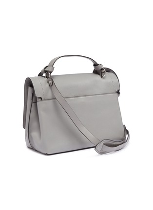 Detail View - Click To Enlarge - REBECCA MINKOFF - 'Jean' metal ring leather satchel bag