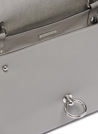 Detail View - Click To Enlarge - REBECCA MINKOFF - 'Jean' metal ring leather satchel bag