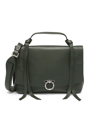 Main View - Click To Enlarge - REBECCA MINKOFF - 'Jean' metal ring leather satchel bag