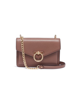 Main View - Click To Enlarge - REBECCA MINKOFF - 'Jean' metal ring leather crossbody bag