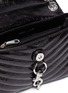 Detail View - Click To Enlarge - REBECCA MINKOFF - 'Edie' quilted distressed patent leather crossbody bag