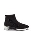Main View - Click To Enlarge - ASH - 'Lotus Beads' embellished perforated knit sock sneakers