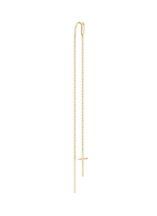 Main View - Click To Enlarge - OFÉE - ‘Brindille' 18k gold cross drop earring