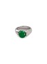 Main View - Click To Enlarge - SAMUEL KUNG - Diamond jade 18k white gold ring