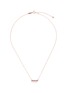 Main View - Click To Enlarge - TASAKI - 'Balance' diamond Akoya pearl 18k rose gold necklace