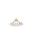 Main View - Click To Enlarge - TASAKI - 'Gulper' diamond Akoya pearl detachable teeth jacket single earring