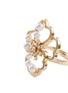 Detail View - Click To Enlarge - TASAKI - 'Scented' diamond Akoya pearl 18k yellow gold ring