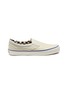 Main View - Click To Enlarge - VANS - 'Classic Slip-On' leather panel canvas skates