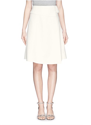 Main View - Click To Enlarge - MO&CO. EDITION 10 - Asymmetric wrap flare skirt