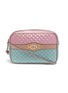 Main View - Click To Enlarge - GUCCI - Colourblock matelassé leather small crossbody bag