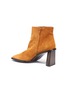 Detail View - Click To Enlarge - REJINA PYO - 'Alana' sculptural heel suede ankle boots