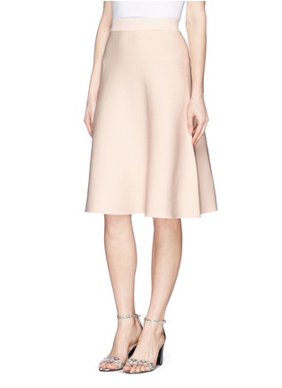 Front View - Click To Enlarge - MO&CO. EDITION 10 - Flare knit skirt