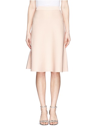 Main View - Click To Enlarge - MO&CO. EDITION 10 - Flare knit skirt
